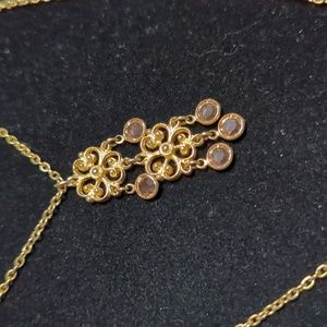 Goldette multi chain necklace vintage